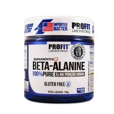 Beta Alanine 100% Pure sem sabor Profit Pote com 120 gramas