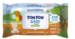 Lenco Umedecidos Ton Ton Baby Com 140 Unidades