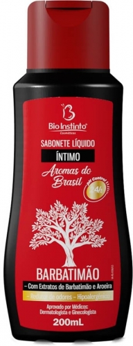 Sabonete Liquido Intimo Barbatimao 200Ml- Aromas Do Brasil