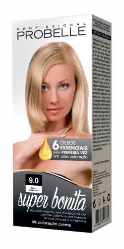 Tintura Probelle Super Bonita 9.0 Louro Ultra Claro